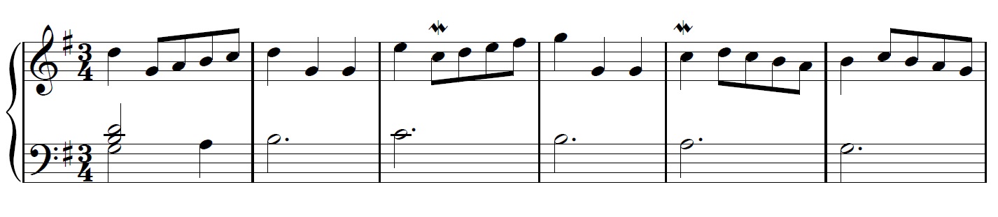 Bach Minuet BWV Anh. 114 Notebook of Anna Magdalena Bach